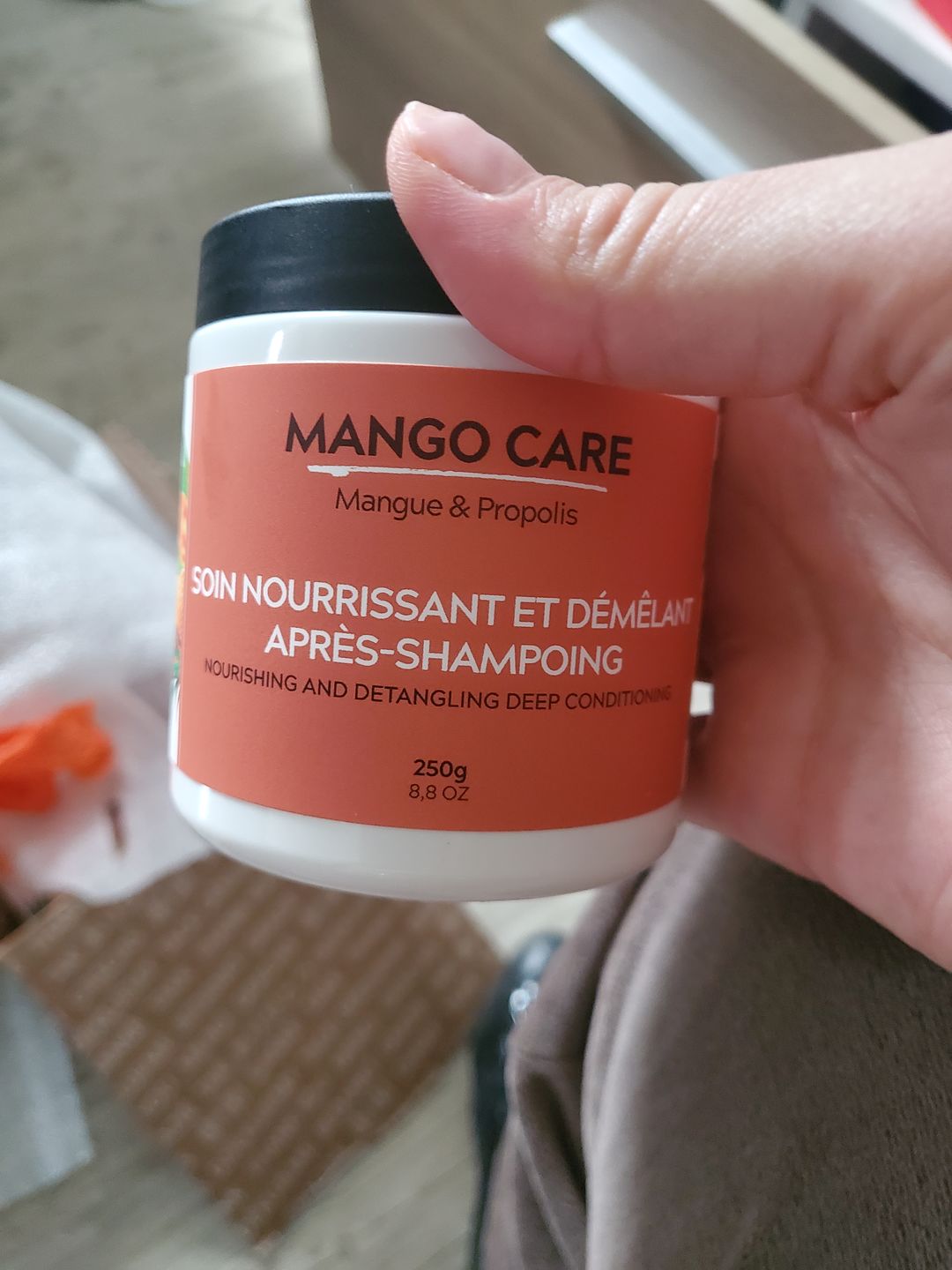 Customer photo review of Soin nourrissant et démêlant après-shampoing - CARE