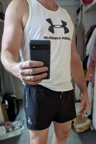 Customer photo review of Quads of the Gods - Lift Shorts - Black / White