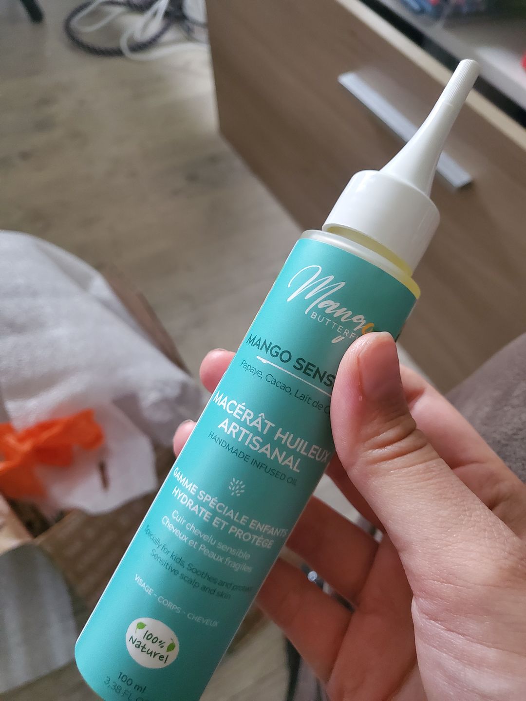 Customer photo review of Macérât huileux artisanal SENSITIVE