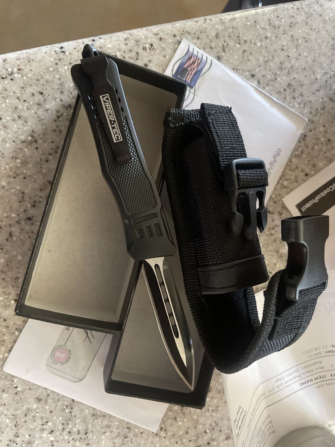 Customer photo review of Mini Black Phantom D/A OTF (Multiple Blade Styles Available)