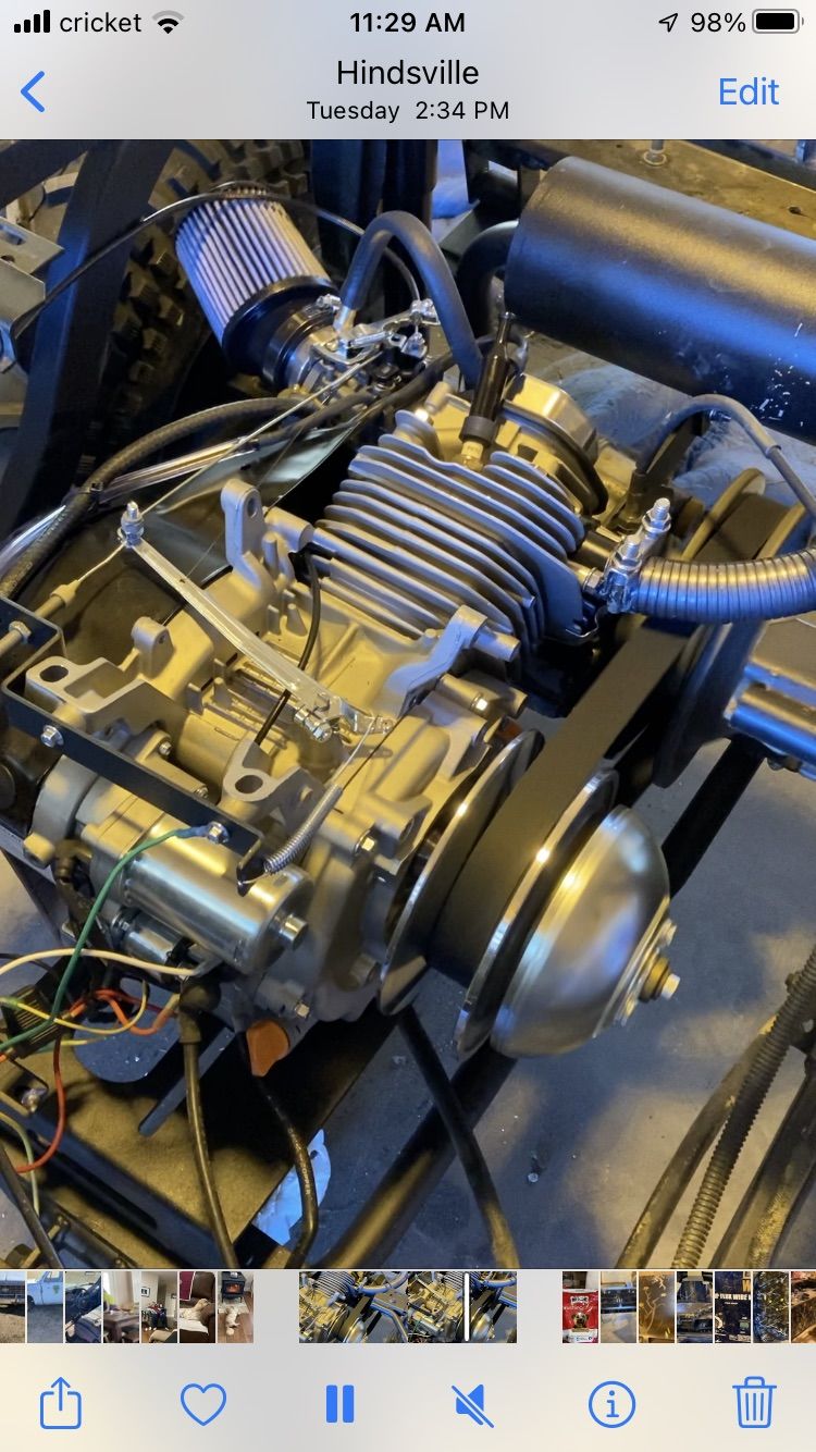 Customer photo review of Predator 13hp Installation Kit for 1994-2008 EZGO TXT & Medalist