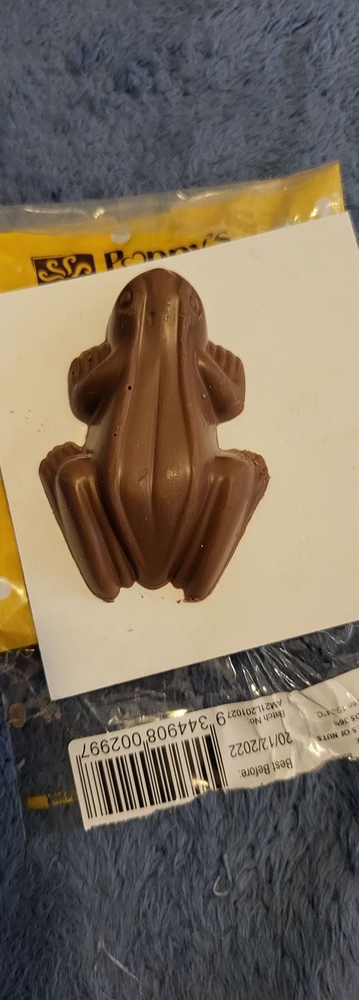 Customer photo review of Frogs Caramel filled 2 pack