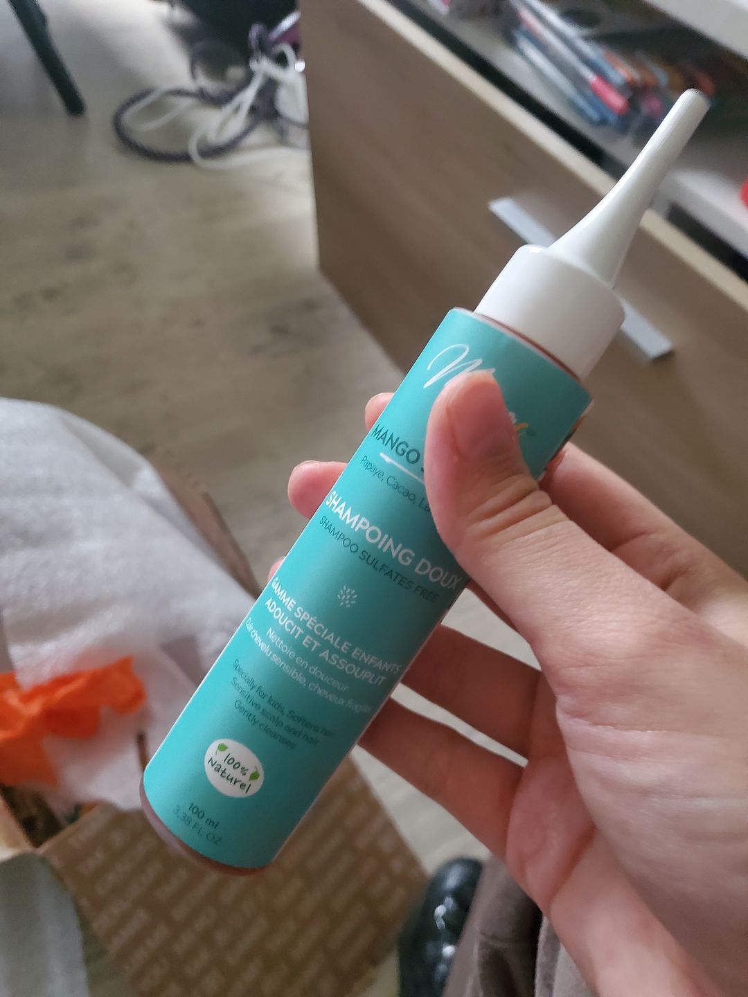 Customer photo review of Shampoing Doux SENSITIVE