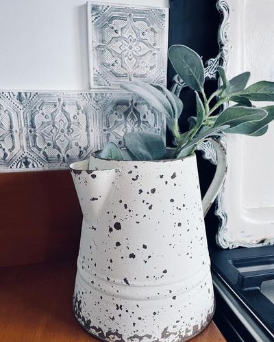 Customer photo review of Derby Tiles - Anaglypta Wallpaper