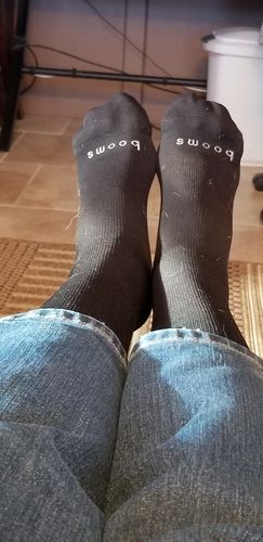 Customer photo review of Knee-High Compression - Black