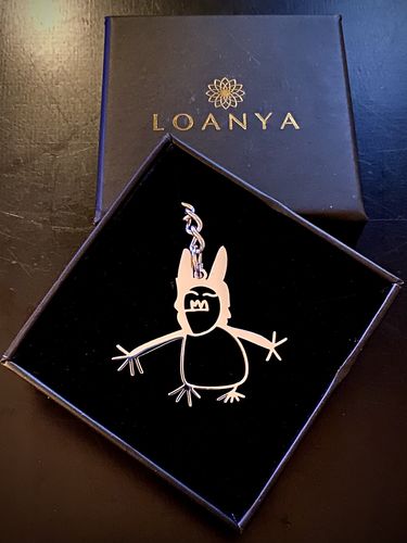 Customer photo review of LOANYA persönliche Kinderzeichnung als Halskette oder Anhänger