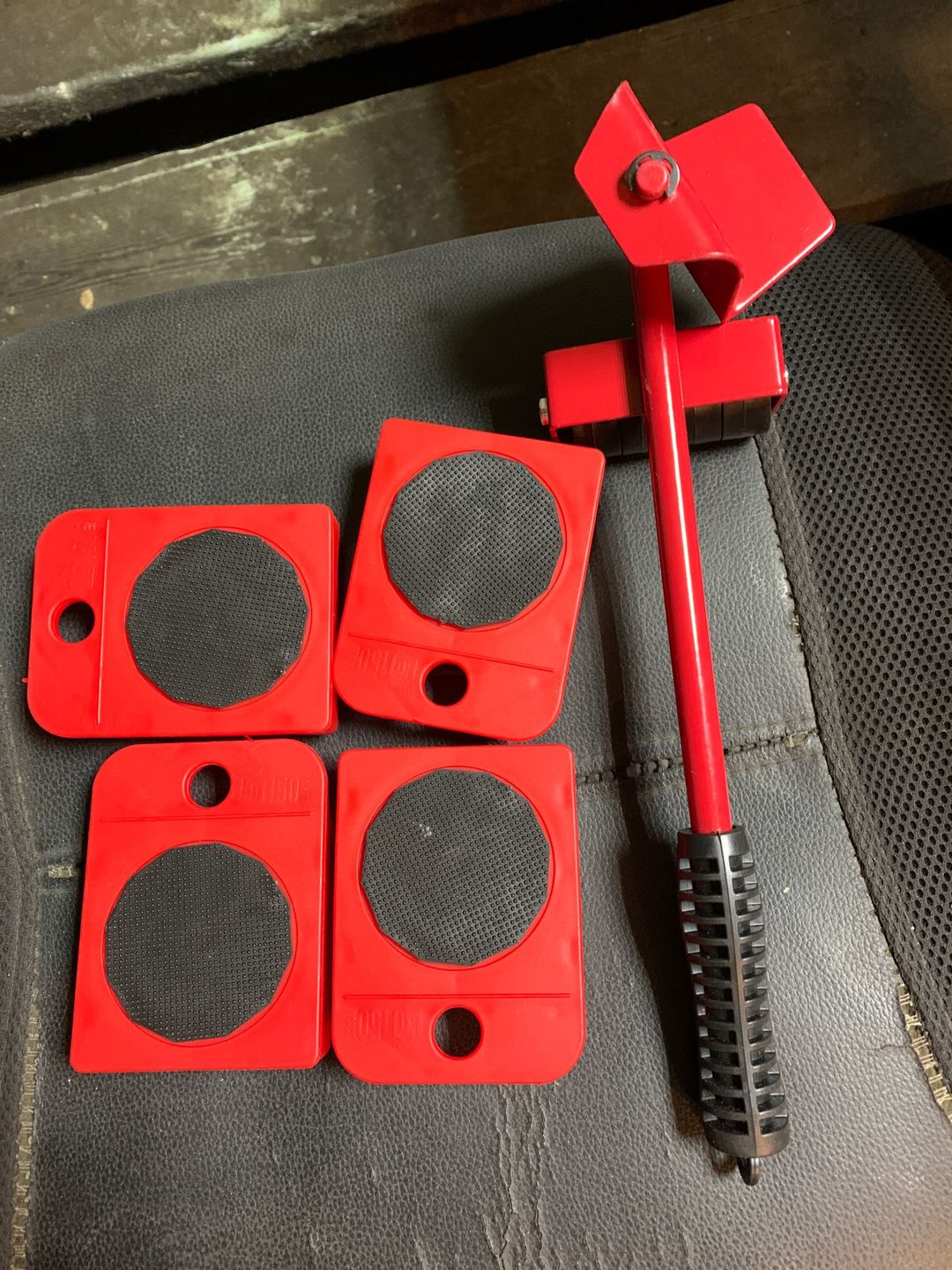 Customer photo review of Set of 5 Furniture Lifter Moving Tool - (FREE DELIVERY)