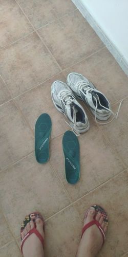 Customer photo review of Semelles orthopédiques hommes femmes fasciite plantaire