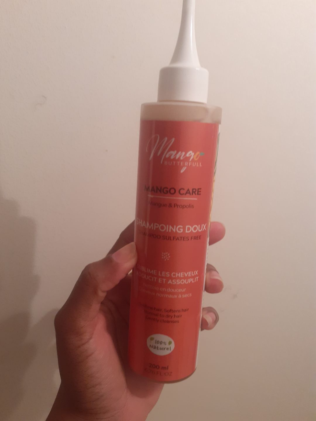 Customer photo review of Shampoing Doux CARE