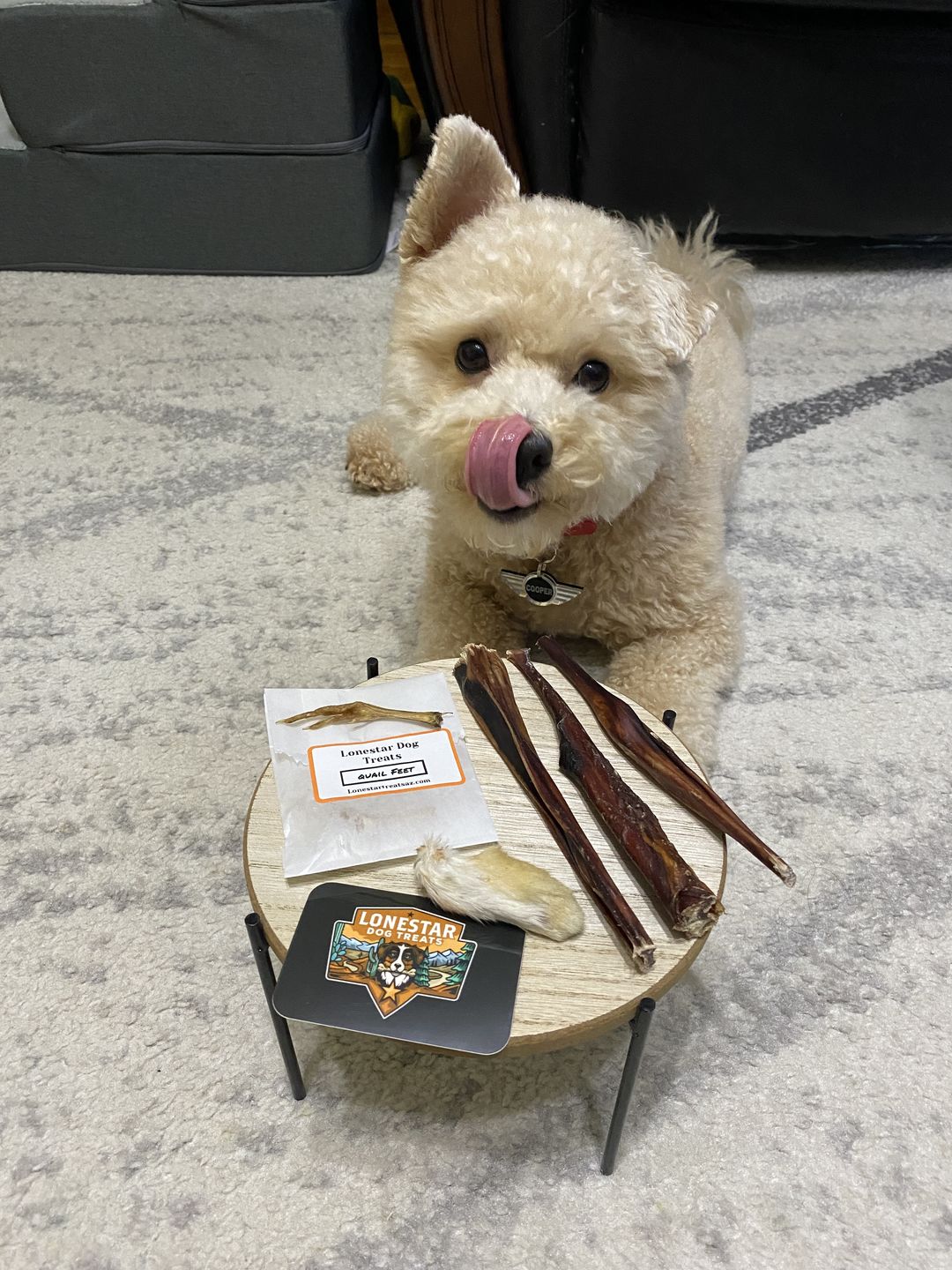 Customer photo review of Mini Rabbit Feet