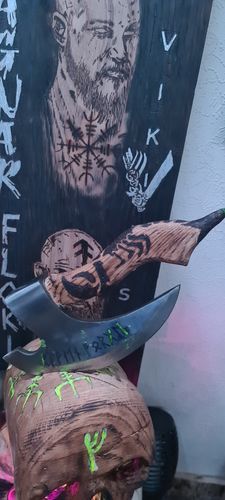Customer photo review of Pizza Axe Head - Project