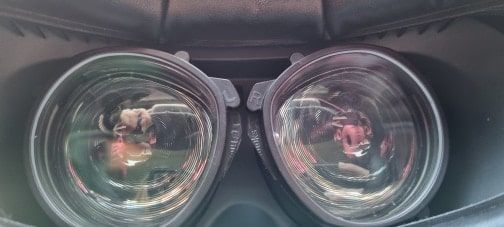 Customer photo review of Prescription Lens For The Quest 2