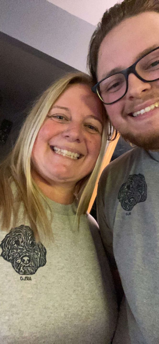 Customer photo review of Custom Pet Crewneck Sweater