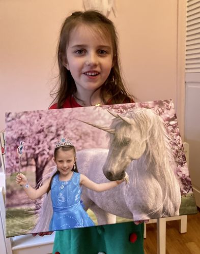 Customer photo review of Pink Unicorn