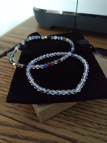Customer photo review of #eastersunday001 Swarovski 4mm gem bracelet