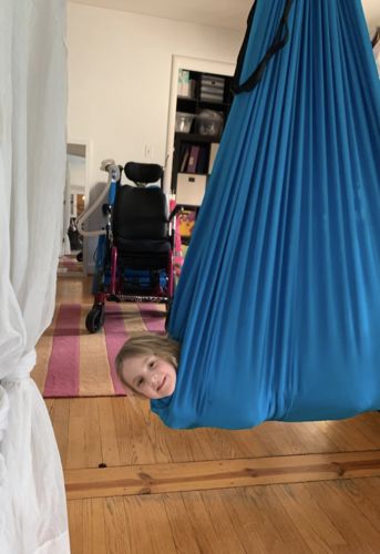 Customer photo review of Kinderschaukel Wohnung