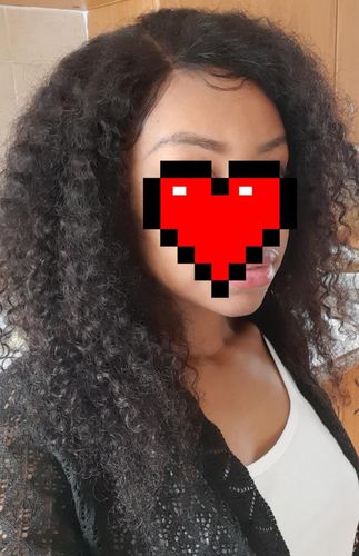 Customer photo review of Brazilian 4x4 Lace Wig - Jerry Curl