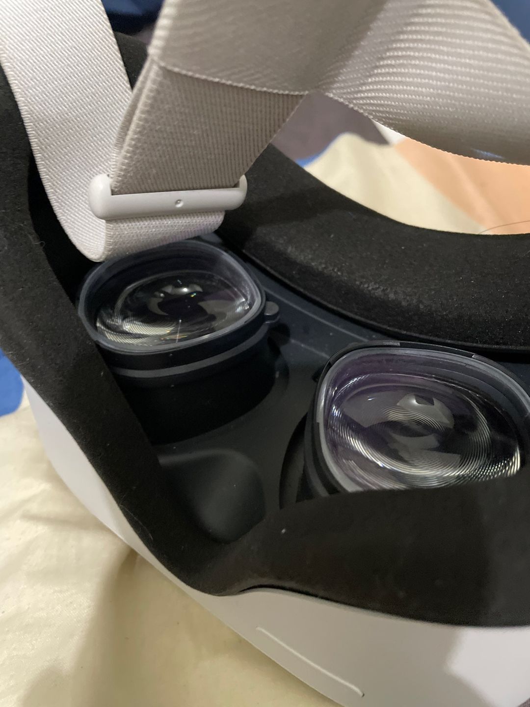 Customer photo review of Prescription Lens For The Quest 2