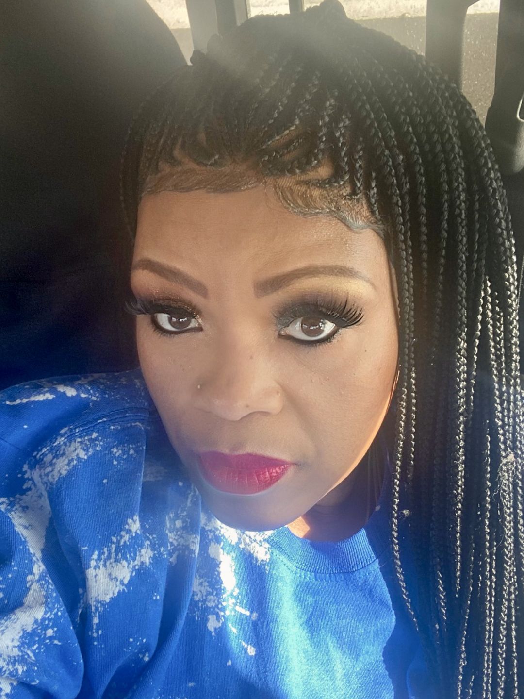 Customer photo review of Cornrow Braids 13x4 Lace Front - Wig Fab