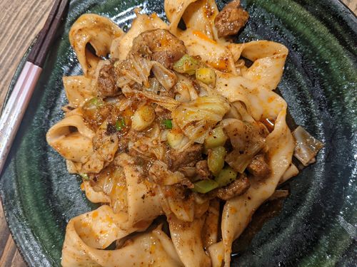 Customer photo review of [N3] Mt. Qi Pork Hand-Ripped Noodles Meal Kit (4 Servings)