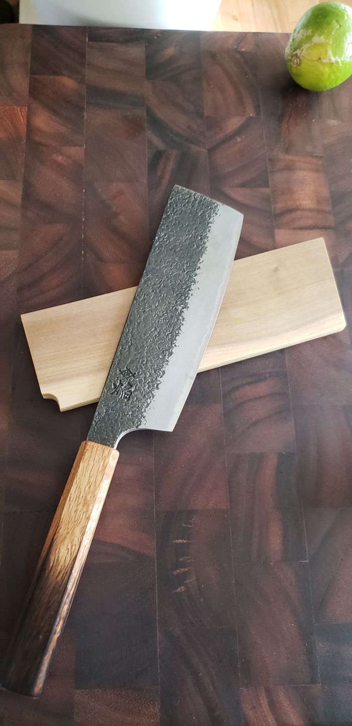 Customer photo review of Sakai Takayuki Homura Guren Wa-Nakiri 180mm (7.1")