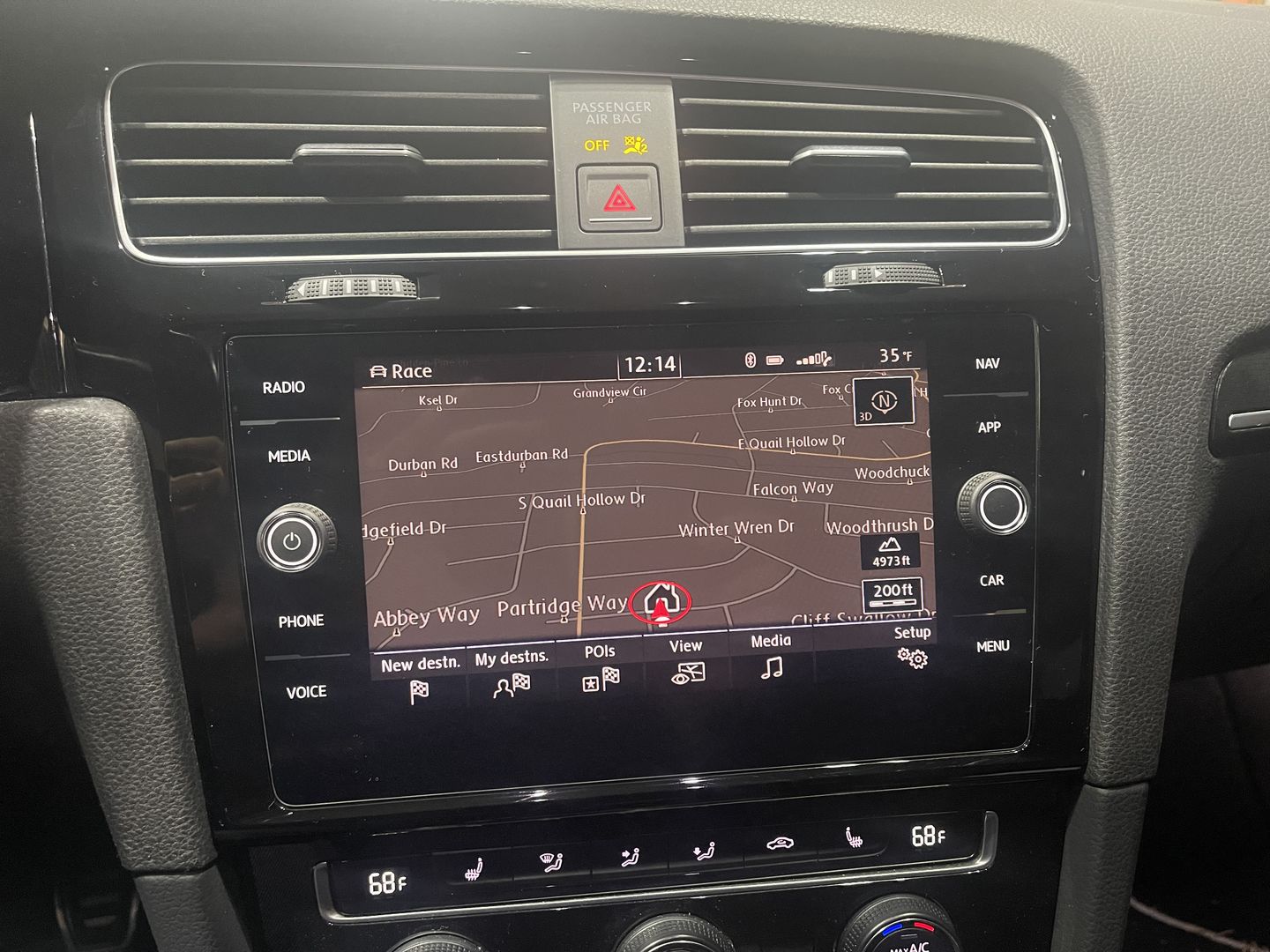 Customer photo review of VW MK7 Golf/GTI/GolfR/E-Golf 8" Glass Display Retrofit Kit (Nav/Non Nav)