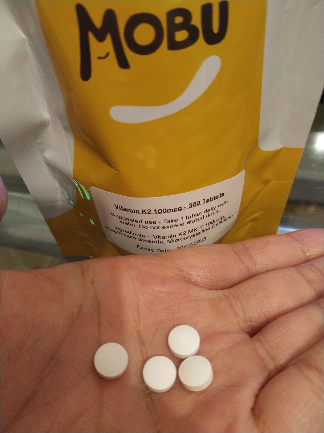 Customer photo review of Vitamin K2 MK-7 100mcg