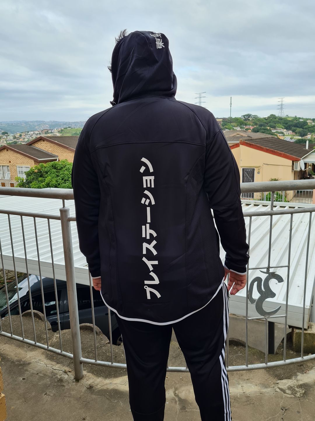 Customer photo review of Sony - PlayStation - Black & White Teq - Mens Hoodie
