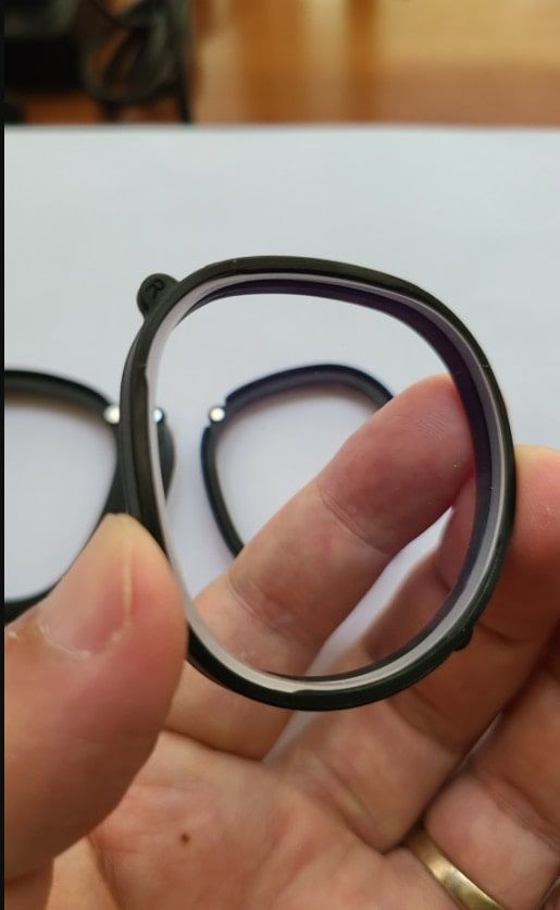 Customer photo review of Prescription Lens For The Quest 2