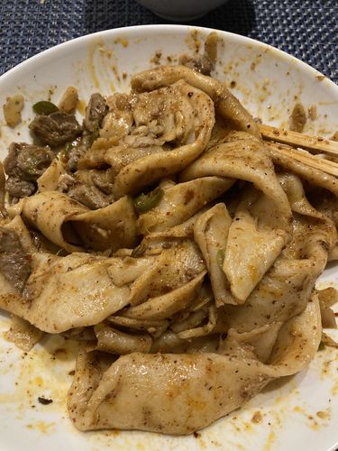 Customer photo review of [N1] Spicy Cumin Lamb Hand-Ripped Noodles Meal Kit (4 Servings)