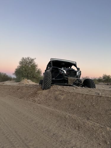 Customer photo review of Capped Can-Am X3 Billet Rear Knuckle/Spindle Set
