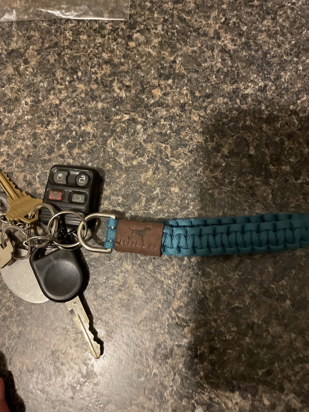 Customer photo review of Paracord Keyfob Wristlet