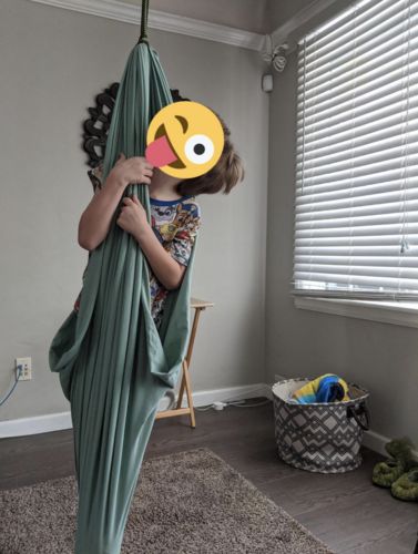 Customer photo review of Schaukeltuch Kinder