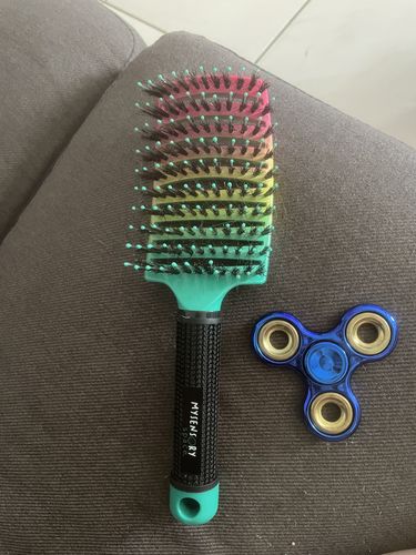 Customer photo review of My Sensory Space Detangler Hairbrush
