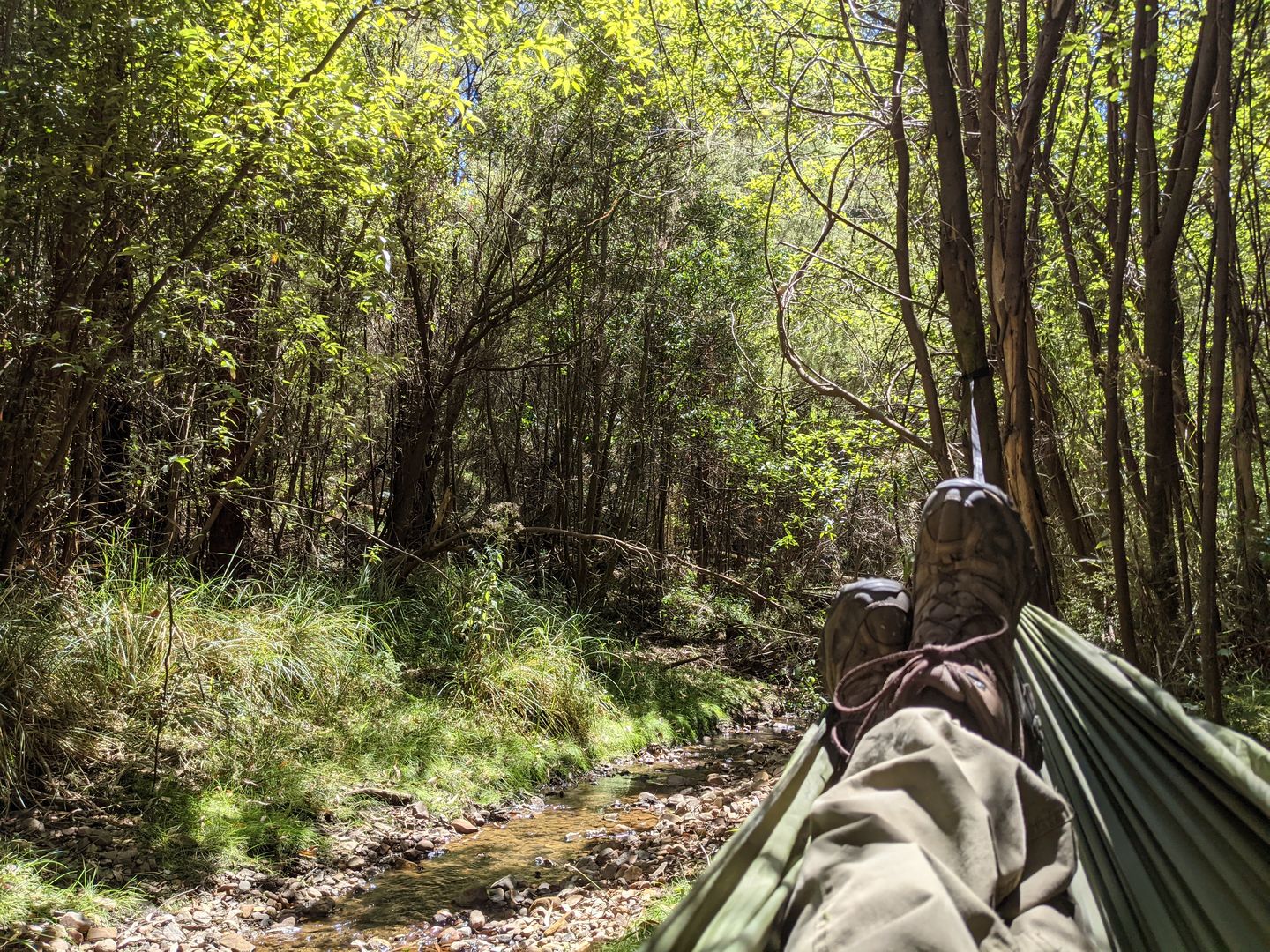 Customer photo review of Ultralight Hammock Set