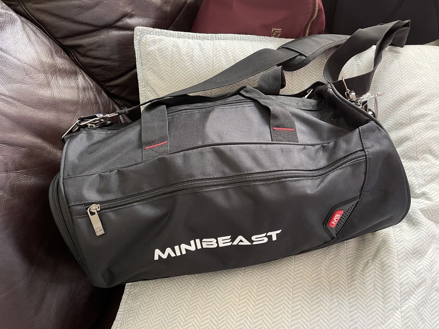Customer photo review of HUSTLE GYM BAG (70% OFF FEBRUARY SPECIAL 🤯)