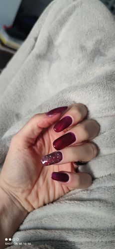 Customer photo review of Gel polish Didier Lab Confetti Pale