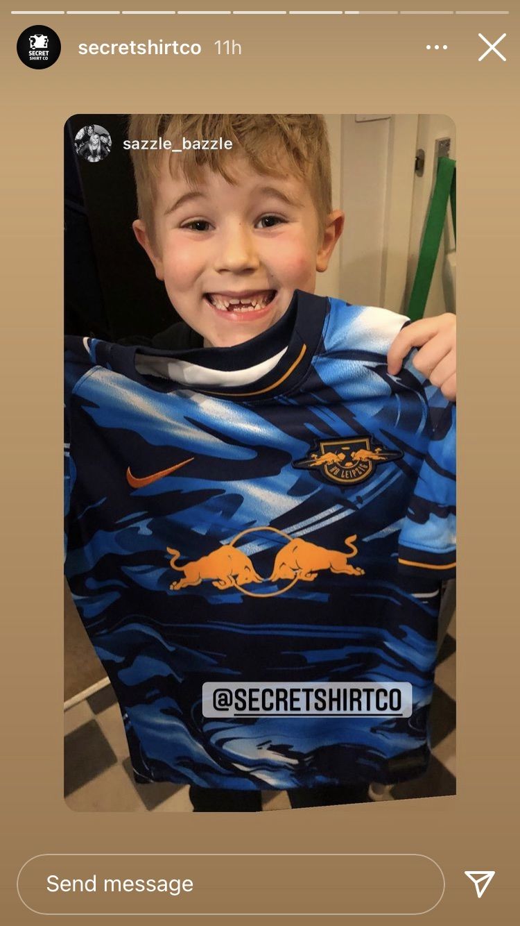 Customer photo review of Kids Secret Football Shirt