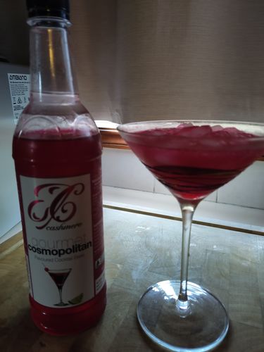 Customer photo review of Cosmopolitan Cocktail Mix