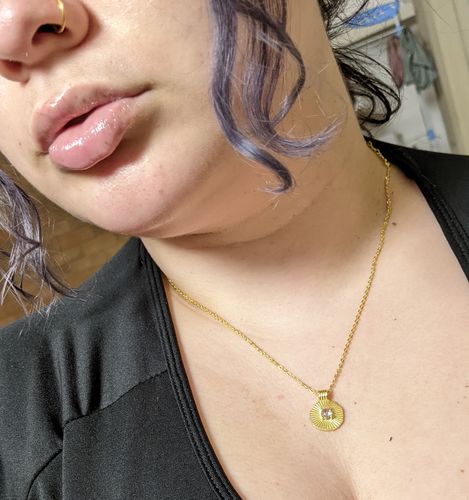 Customer photo review of Sun Goddess Necklace