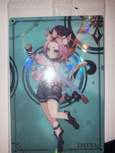 Customer photo review of GENSHIN IMPACT - TRADING CARD AND WAFER BISCUIT