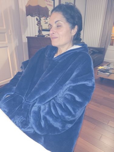 Customer photo review of SweetPlaid™ - Bleu