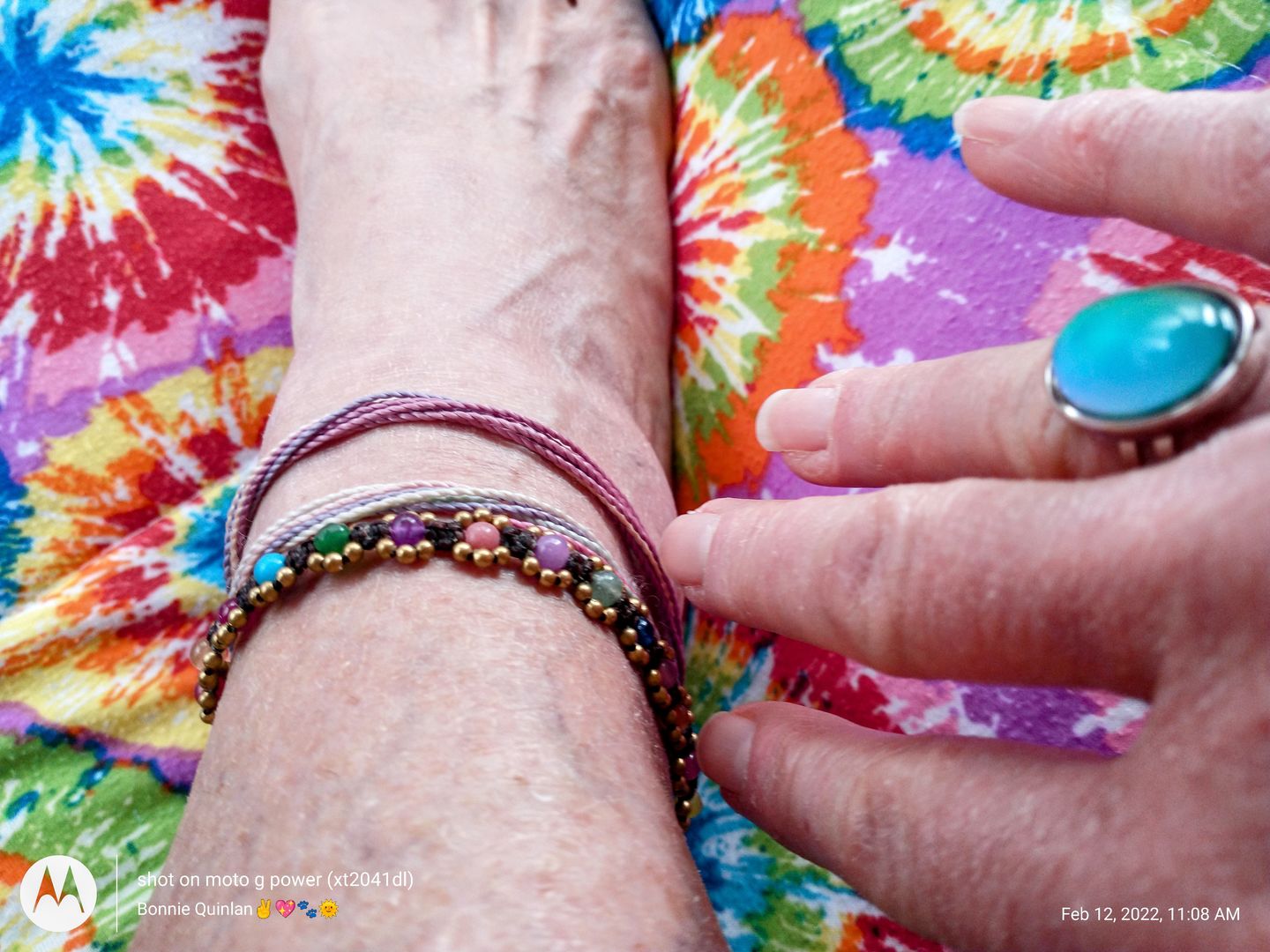 Customer photo review of Oval Mood Ring