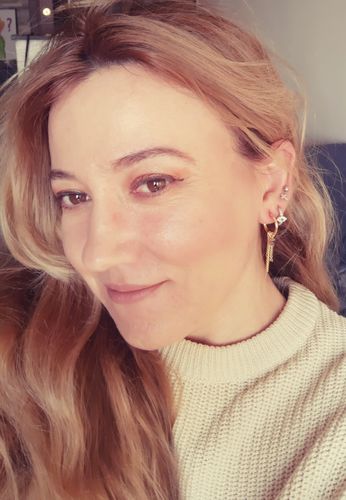 Customer photo review of Orecchini donna in argento 925 - "SMOKEY AUDREY" - Aleyolè