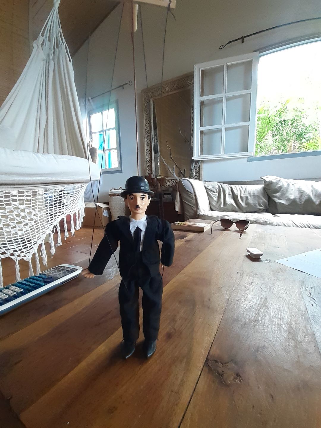 Customer photo review of Charlie Chaplin Marionnette
