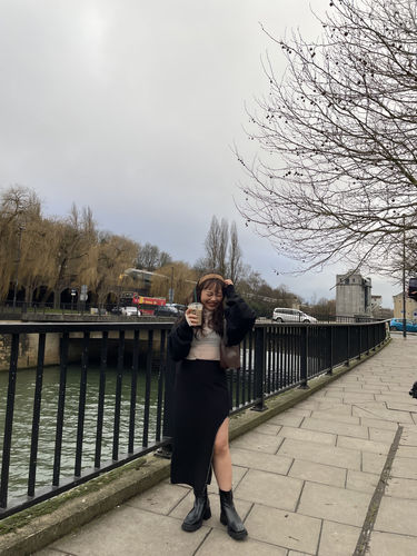 Customer photo review of Split Hem Midi Dress