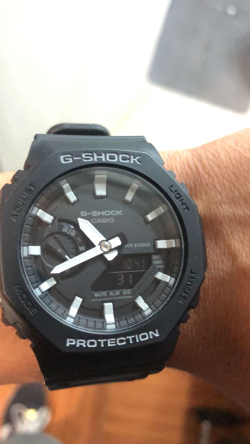 Customer photo review of Reloj Casio G-Shock Royal Oak "Casioak" GA-2100-1ADR Carbon Core Negro