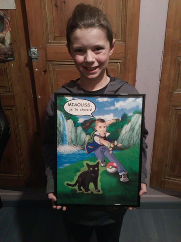 Customer photo review of Autres cartoons personnalisés
