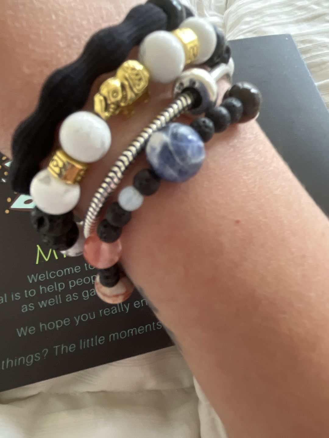 Customer photo review of 9 Planets Energy Bracelet