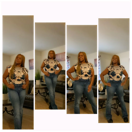 Customer photo review of Elektra Butt Lift Leggings with Tummy Control NS801